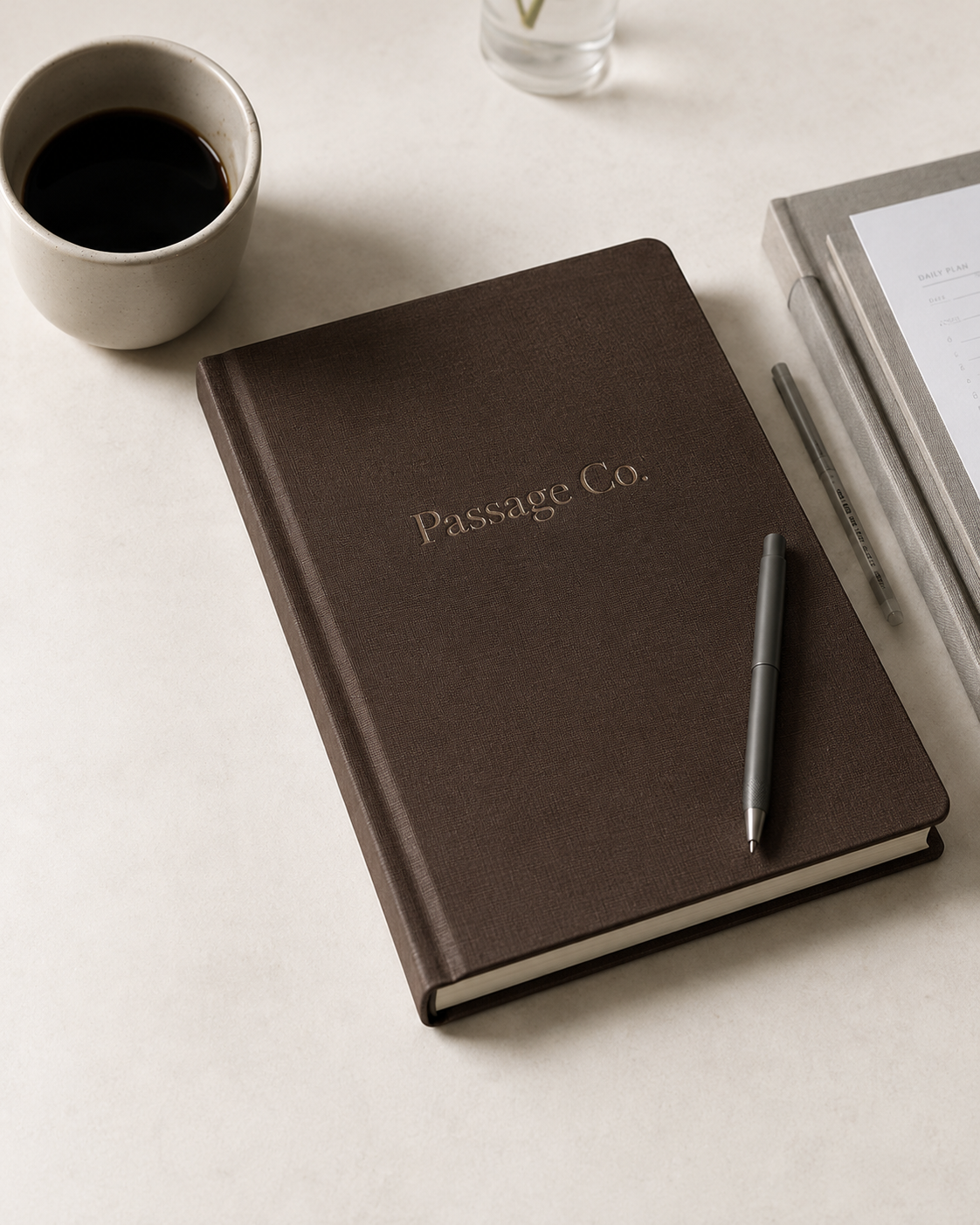 Hand writing an executor contact checklist at a desk